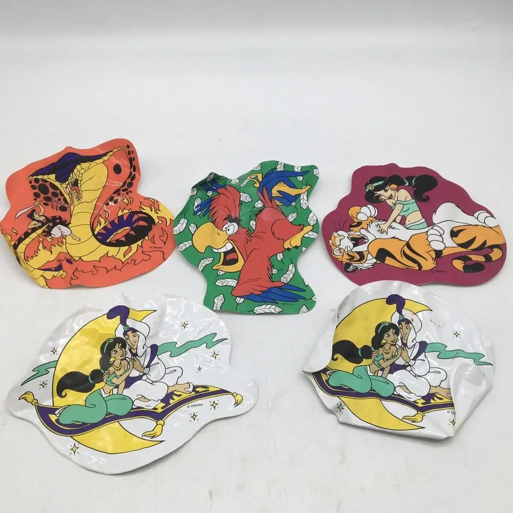 Aladdin Blow Ups Burger King 1994 Toys Blow Up Floats 2 Boxes READ Description